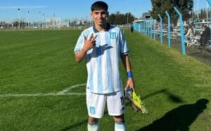 Conocé al juvenil de Racing que metió un triplete