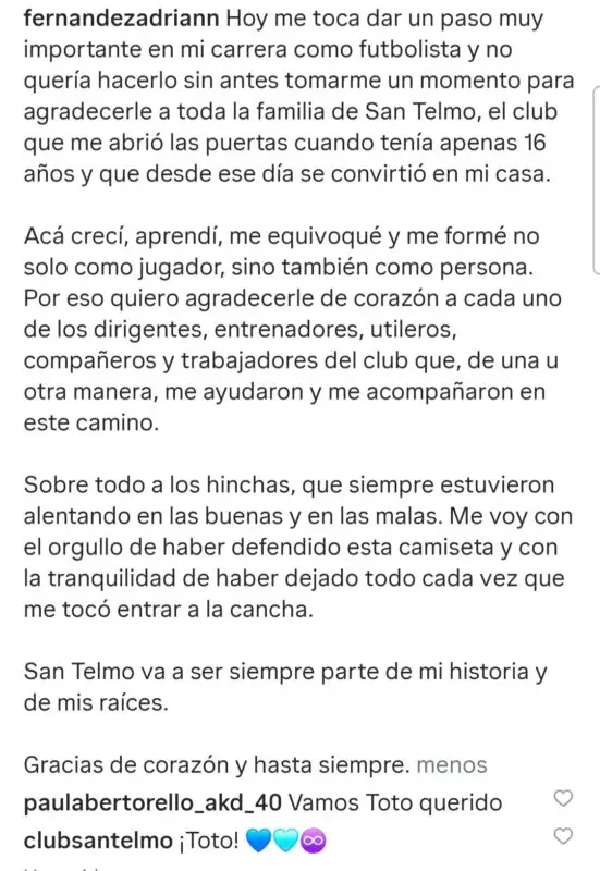 Racing Toto San Telmo