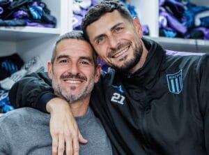 El emotivo reencuentro de Licha López con Arias en Racing