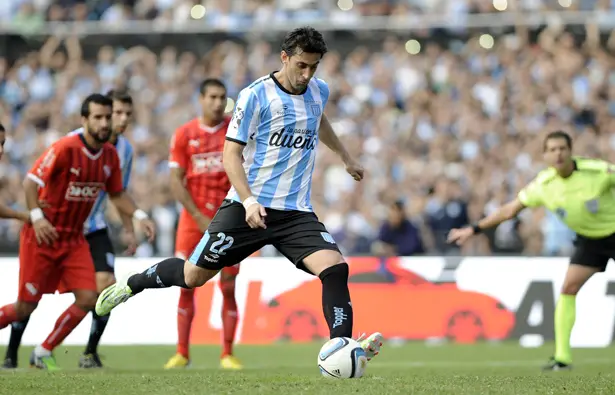 En 2015, Racing le ganó a Indeoendiente con gol de Diego Milito de penal