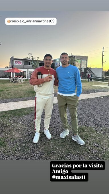 Maxi Salas en Racing con River