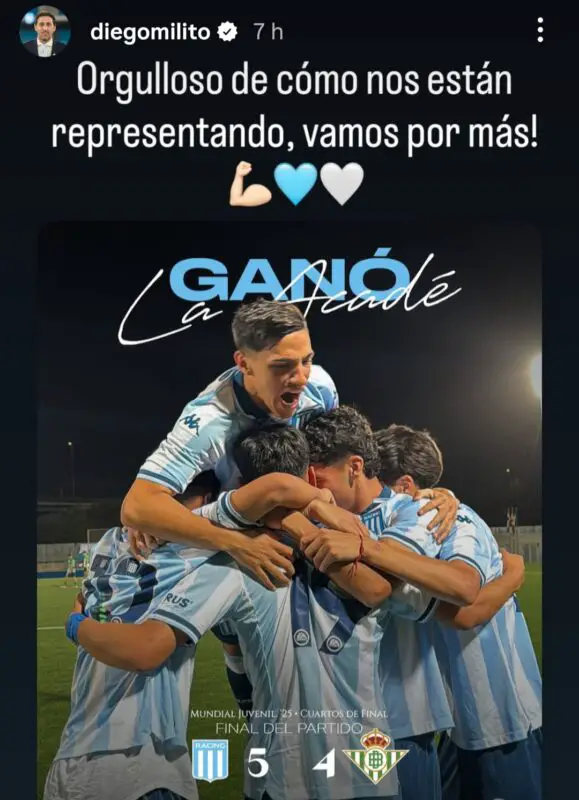 Racing juveniles Betis Mundial