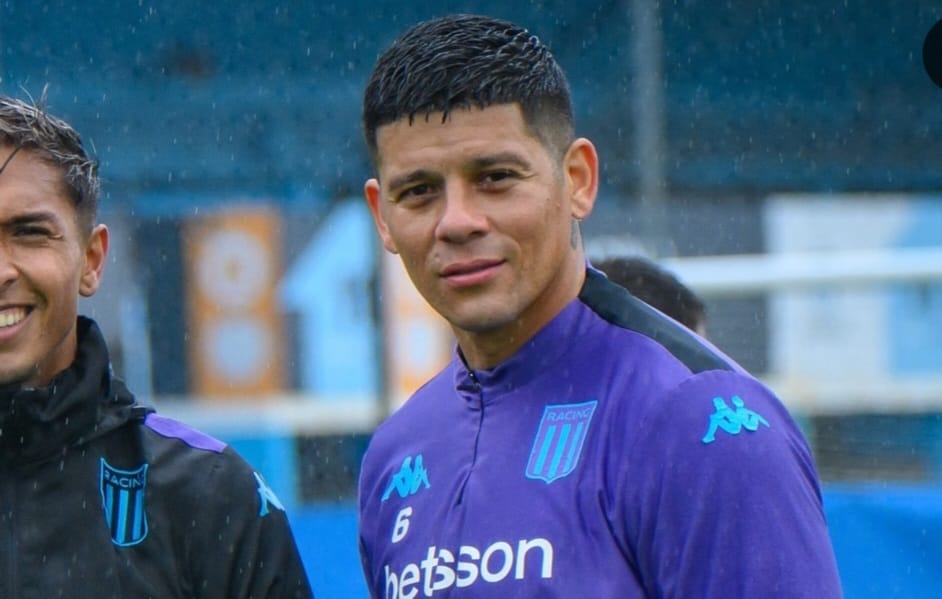 Marcos Rojo contra River y Formación de Racing