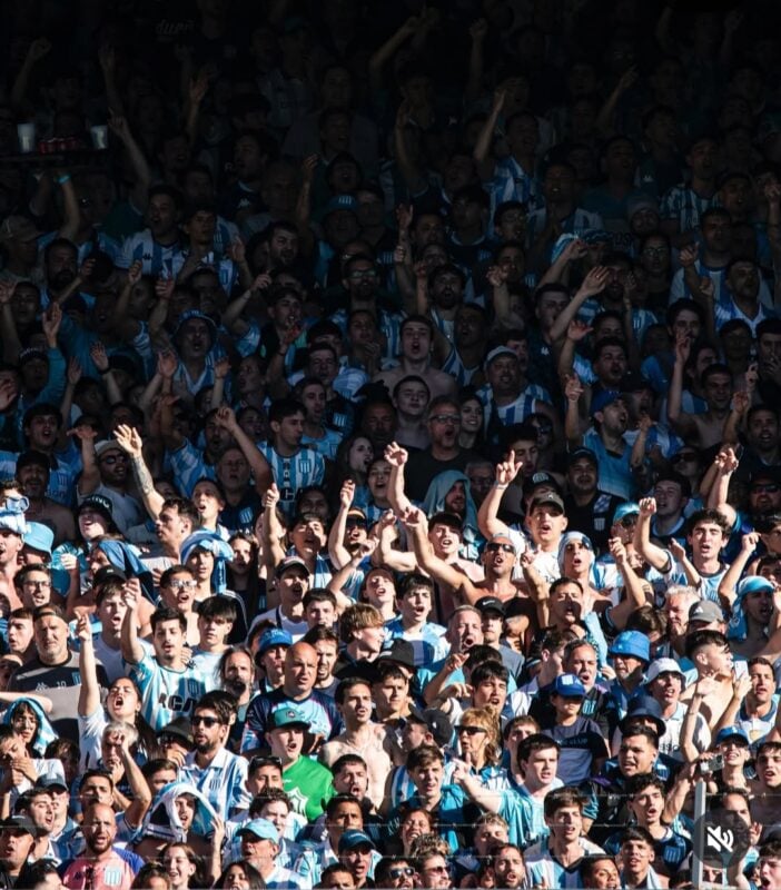 Racing contra River hinchas