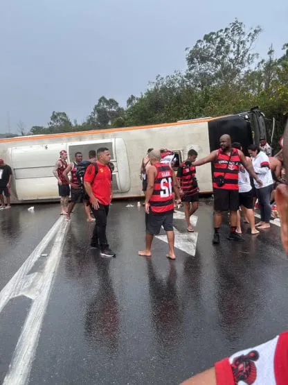 Accidente de Flamengo hinchas