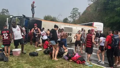 Accidente de Flamengo hinchas