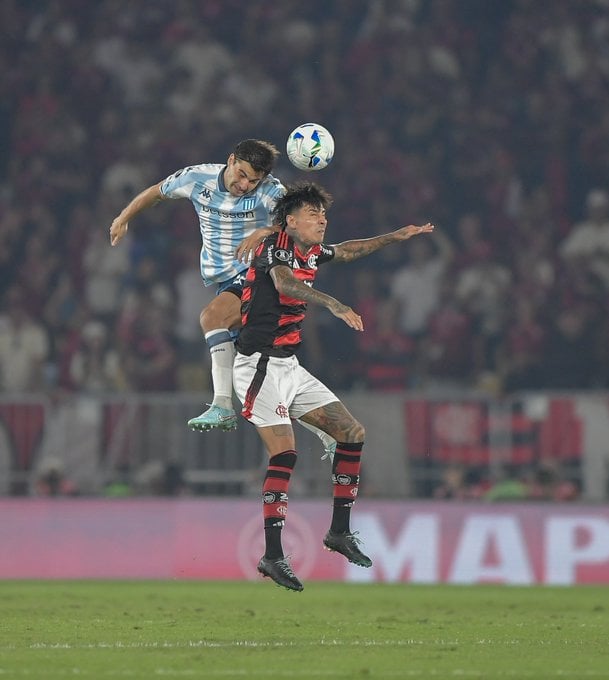 el uno x uno de Racing con Flamengo por la Copa Libertadores