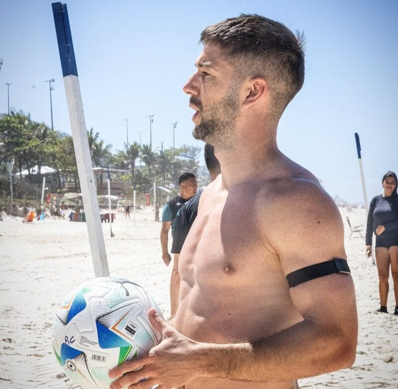 Racing con Flamengo entrenamiento