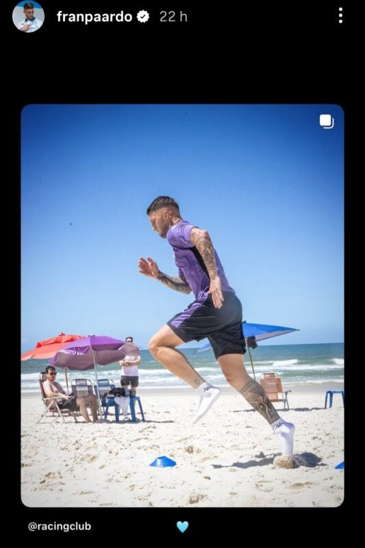 Pardo en Racing lesión