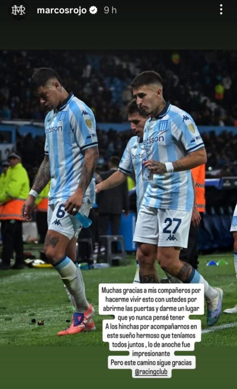 Rojas en Racing Flamengo