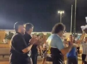 Costas y Sosa en Luján: visitas a la filial de Racing y a la Basílica