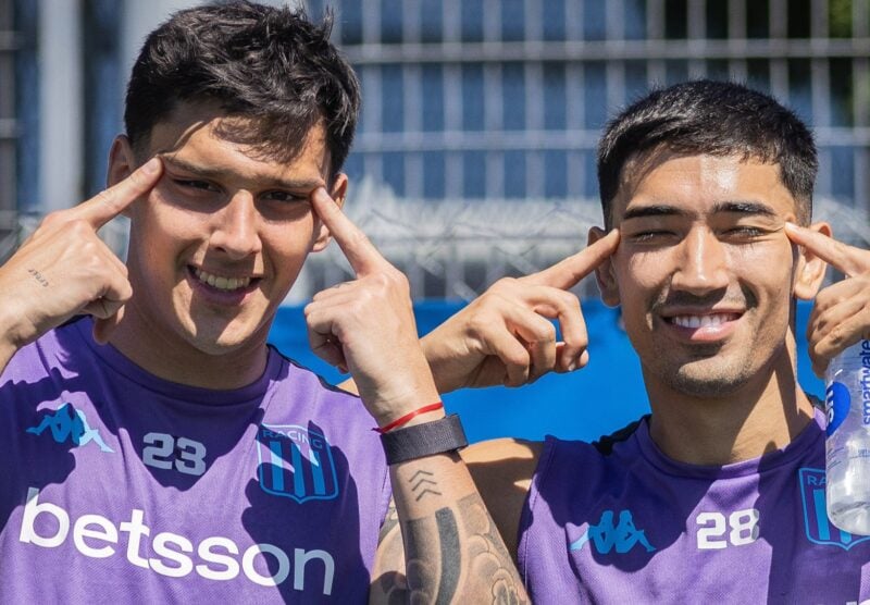 Racing con Boca formación