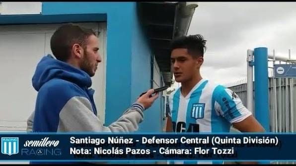Racing con Estudiantes Santiago Núñez