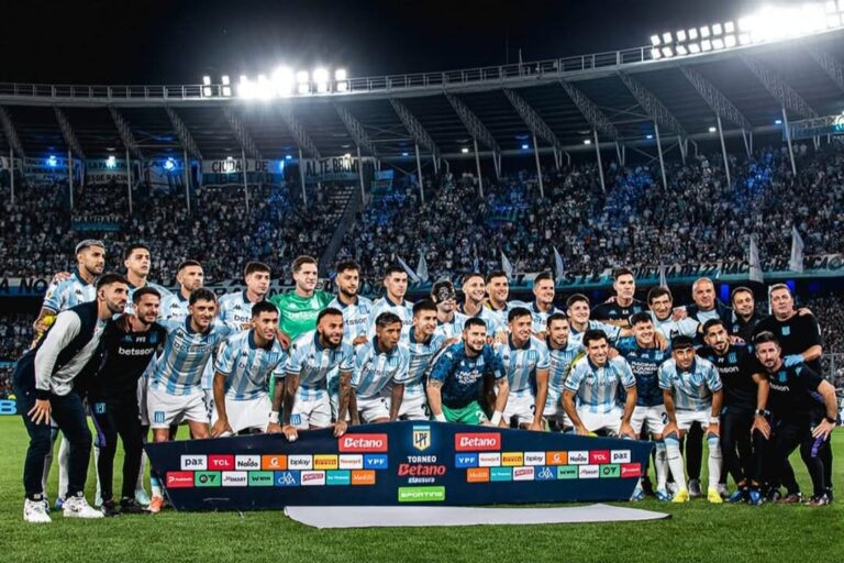 Racing con Boca Toto Fernández