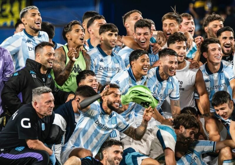 Racing en la final del Clausura.