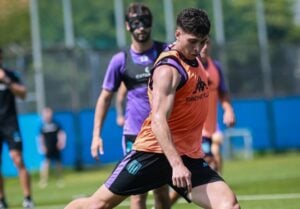 Empezó a despejarse la duda en Racing para la final