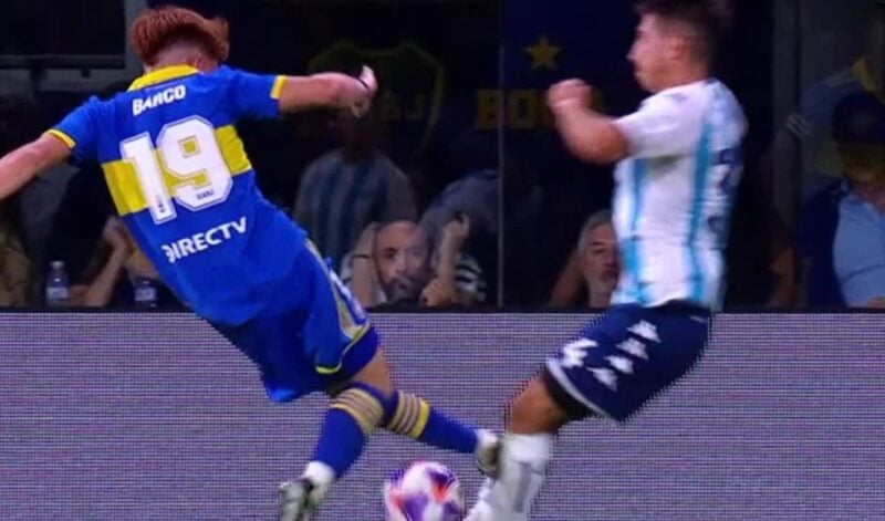 Facundo Mura en Racing contra Boca