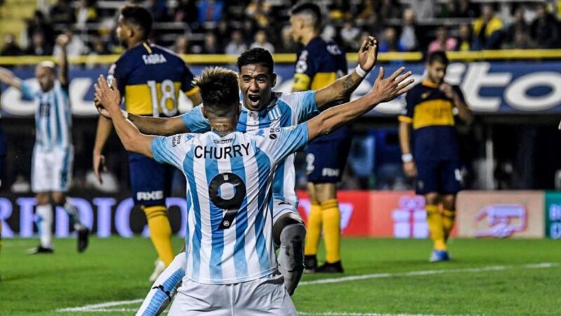 Racing con Boca Zaracho Bombonera