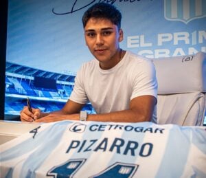 Racing presentó a Damián Pizarro: el número que usará
