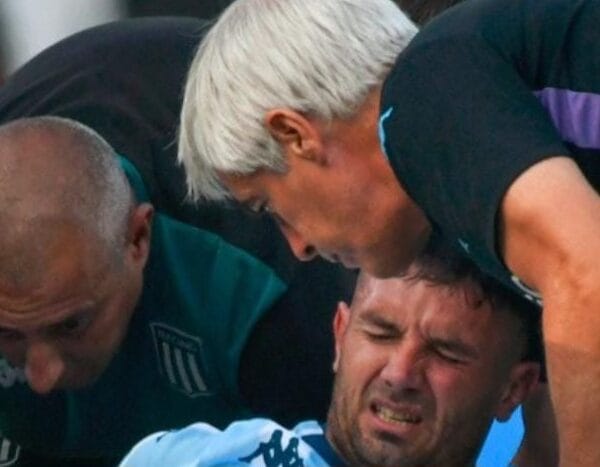 Maravilla Martínez en Racing: así está su tobillo