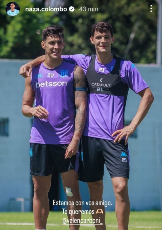 Carboni mensajes lesión