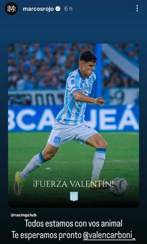 Carboni lesión mensajes