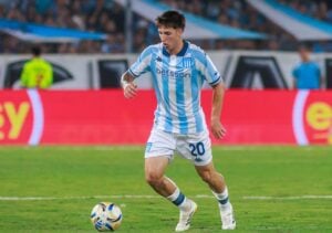 baltasar: gran partido en Racing y habló de su futuro