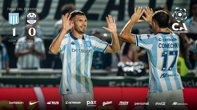 Costas Racing clásico de Avellaneda