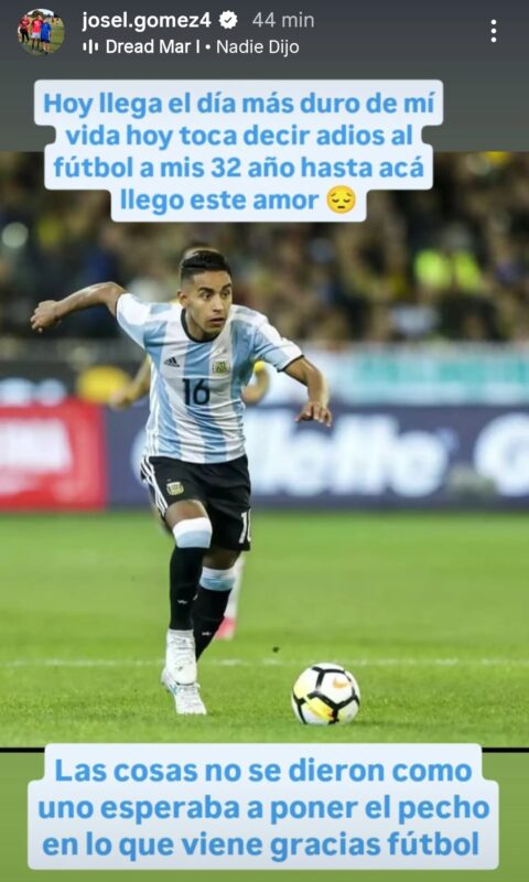 José Luis Gómez Racing retiro 