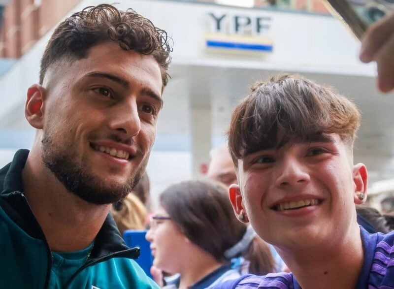 Di Césare en la formación de Racing para el clásico con Independiente