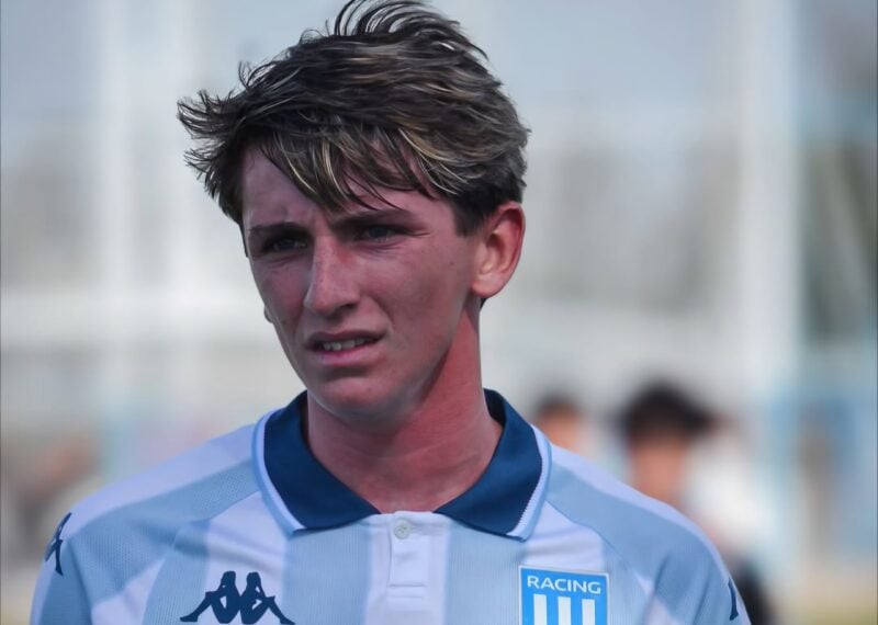 Racing juvenil Schaare Copa Argentina