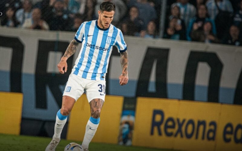 Racing con Estudiantes formaciones árbitro