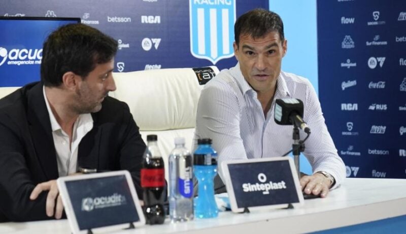 Técnico de Racing Milito Saja
