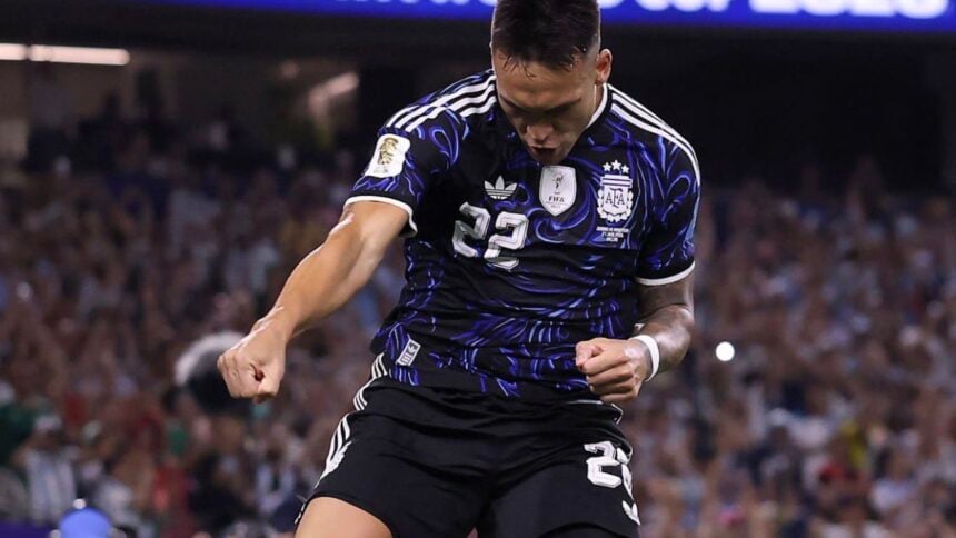 Lautaro Martínez gol Argentina