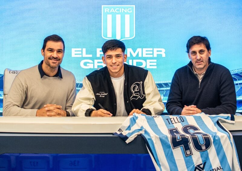 Los juveniles de Racing renovaciones