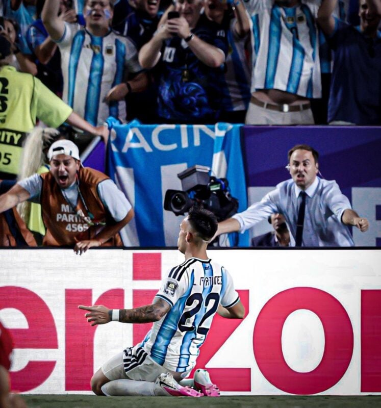 Scaloni Lautaro Martínez Selección Racing