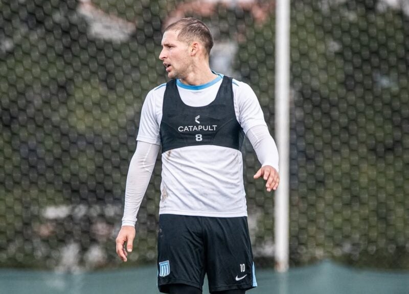 Miljevic titular en Racing contra Defensa